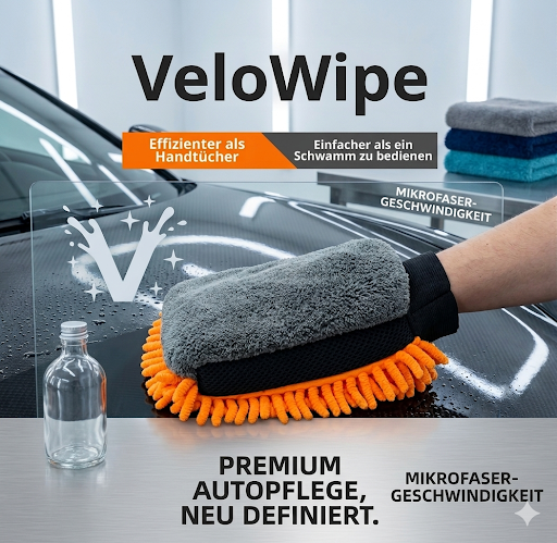 VeloWipe Mikrofaser-Waschhandschuh